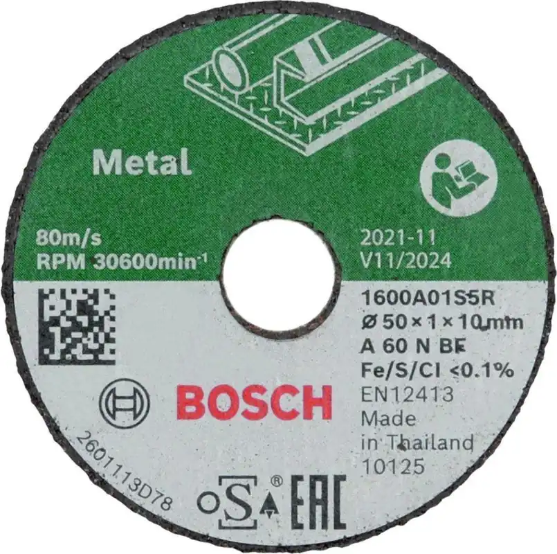 Bosch Bleu Accessoires 1600A01S5Y Collé 3pcsx50x1x10mm
