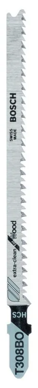 Bosch Bleu Accessoires 2609256A06 Lame de scieT308B0 extra propre pour le bois