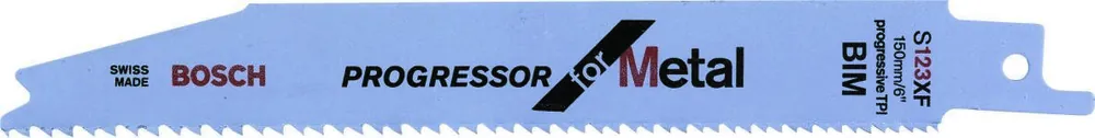 Bosch Bleu Accessoires 2608654401 2x Lame S123XF Progressor Métal épais