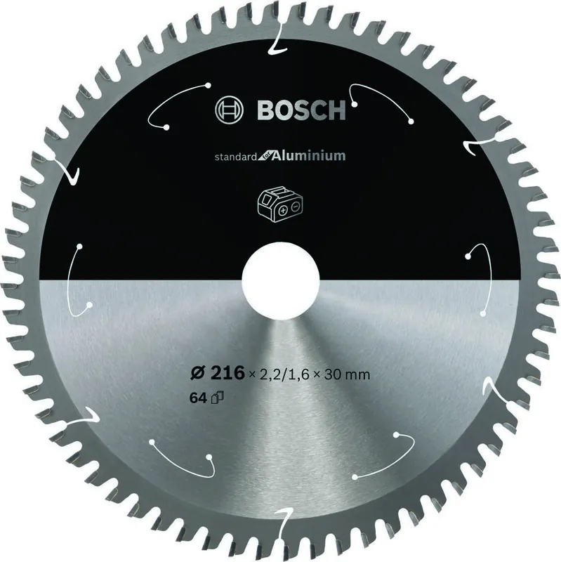 Bosch Bleu Accessoires 2608837776 Lame ST ALU 216x30x2.2/1.6x64T ACCU