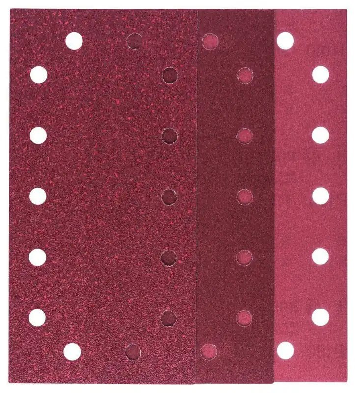 Bosch Bleu Accessoires 2609256B25 SETS feuille abrasive 115X230,RW,14HOLES,VELC/10