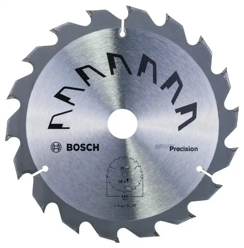 Bosch Bleu Accessoires 2609256855 Lame de scie circulaire PRECISION 160X2X20/16,T18