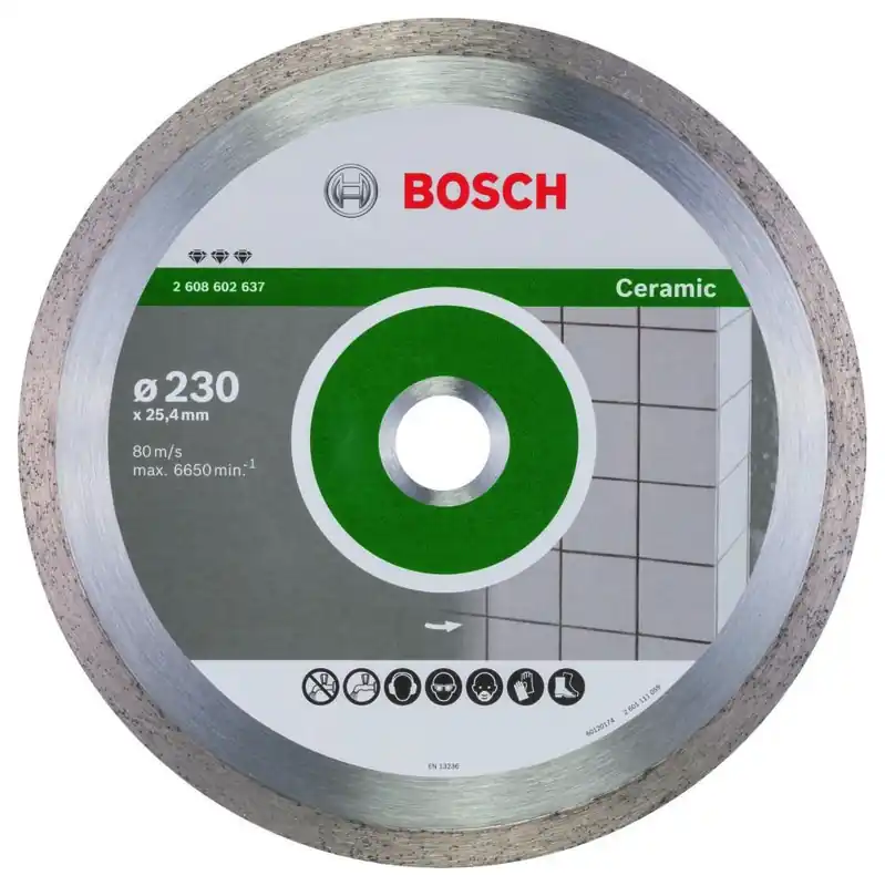 Bosch Bleu Accessoires 2608602637 Disque Best Ceramic 230x25.4