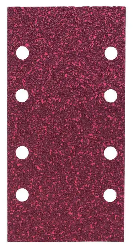 Bosch Bleu Accessoires 2609256A80 Feuille abrasive 93X185MM,G40,WP,8 TROUS,VELC/10