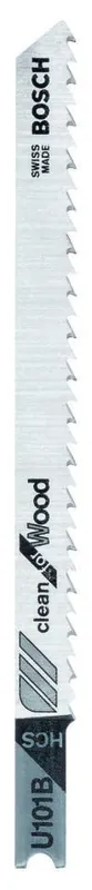 Bosch Bleu Accessoires 2609256759 Lame de scie sauteuse HCS,U101 B,82MM, 2.5