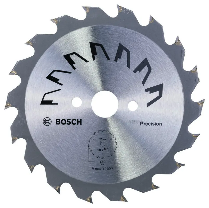 Bosch Bleu Accessoires 2609256852 Lame de scie circulaire PRECISION 150X2X20/16,T18