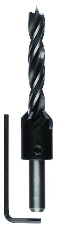 Bosch Bleu Accessoires 2608596396 Tarière hélicoïdale en bois + fraise 10x75x120