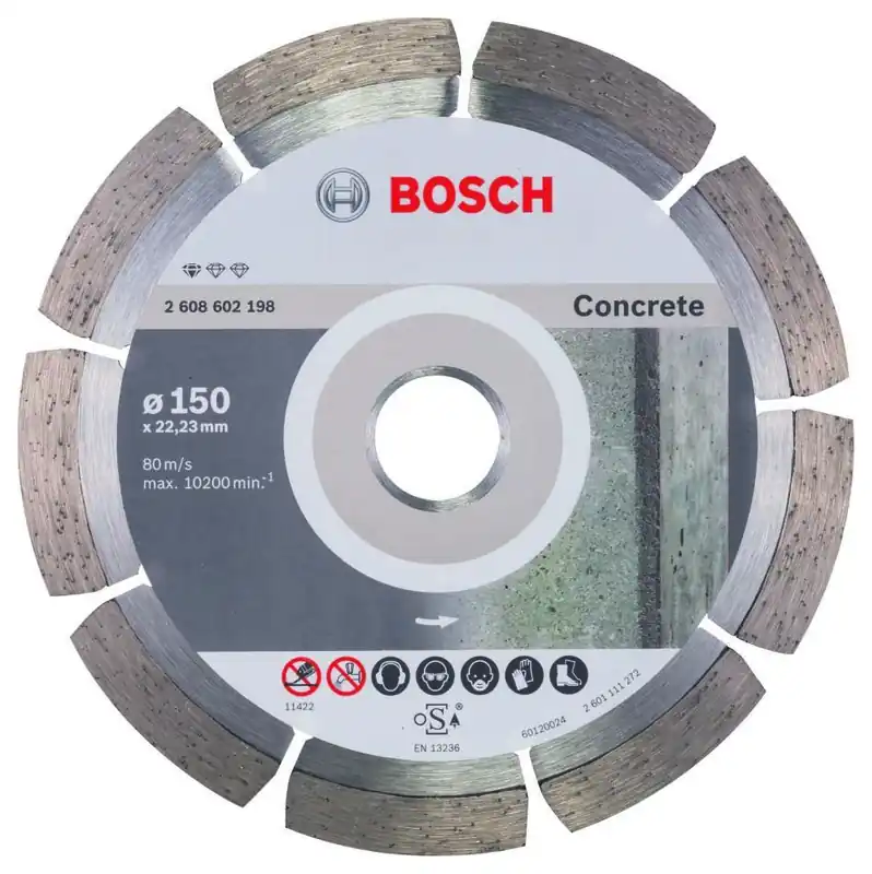 Bosch Bleu Accessoires 2608602198 Disque STD Béton 150x22.23