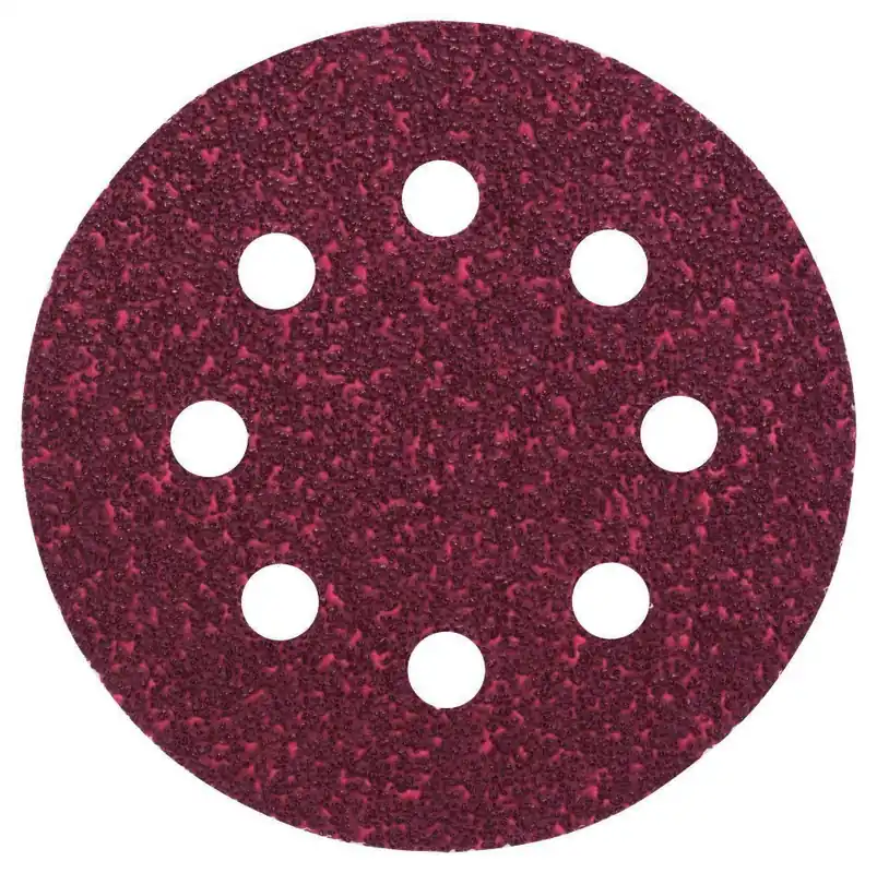 Bosch Bleu Accessoires 2609256A15 Feuille abrasive Ø115MM,G40,WP,8 TROUS,VELC/5