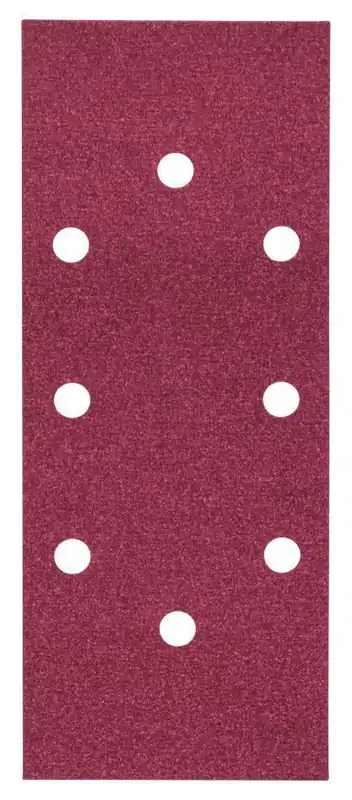 Bosch Vert Accessoires 2607017106 Feuille abrasive droite pour B+D 93x230mm K120 perforée 25 pièces