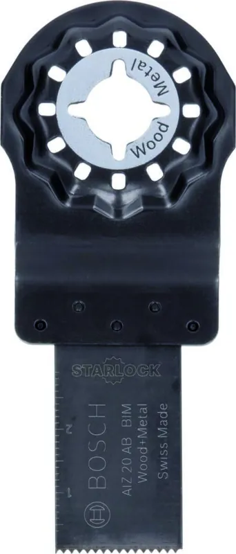 Bosch Bleu Accessoires 2609256950 Starlock BIM Lame de scie pour bois et métal 20x30mm