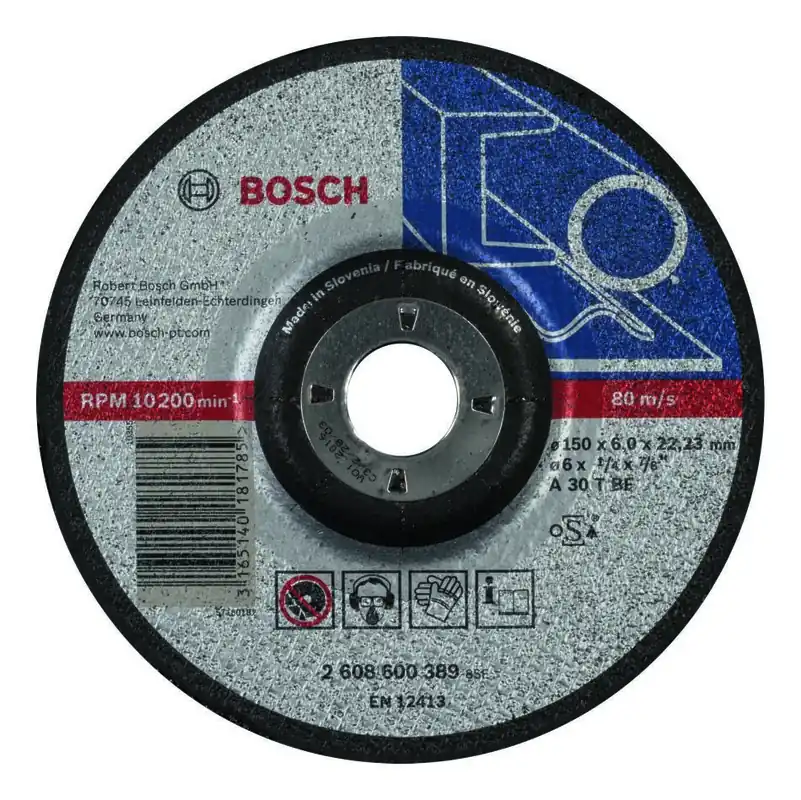 Bosch Bleu Accessoires 2608600389 Meule en métal 150x6 mm