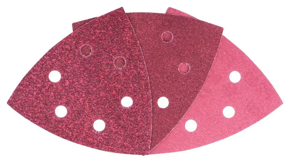 Bosch Bleu Accessoires 2609256A60 SETS Feuille abrasive 105MM,RW,6 TROUS,VELC/6