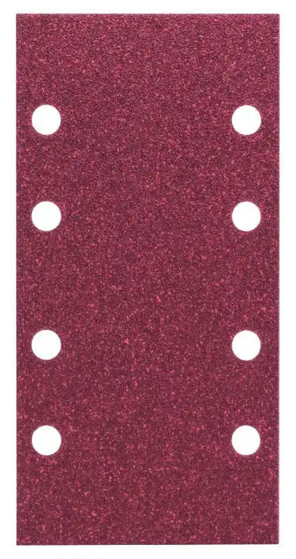 Bosch Bleu Accessoires 2609256A82 Feuille abrasive 93X185MM,G80,WP,8 TROUS,VELC/10