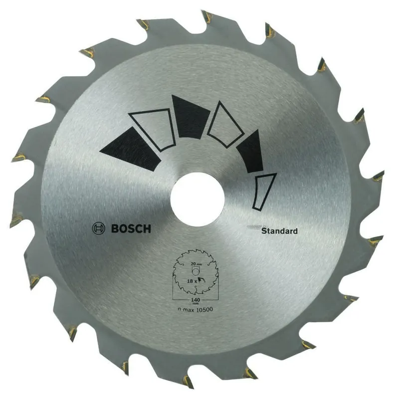 Bosch Bleu Accessoires 2609256B54 Lame de scie circulaire Standard 140x20 T18