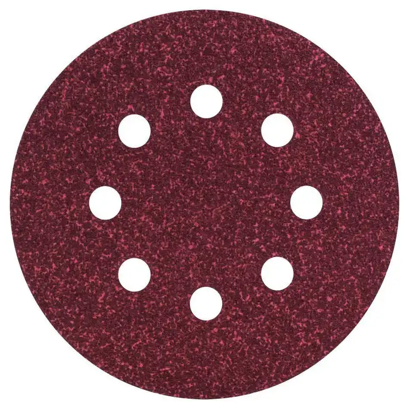 Bosch Bleu Accessoires 2609256A23 Feuille abrasive Ø125MM,G60,WP,8 TROUS,VELC/5