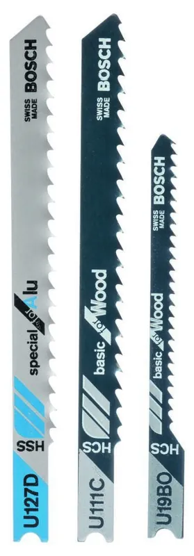 Bosch Bleu Accessoires 2609256774 Lame de scie sauteuse SET 1XU111C,U19BO,U127D,