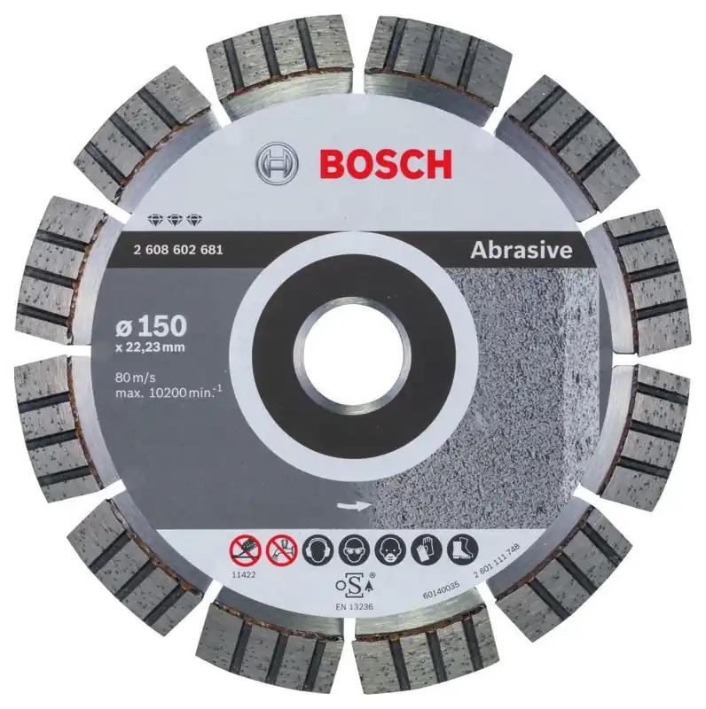 Bosch Bleu Accessoires 2608602681 Disque Best Abrasive 150x22.23