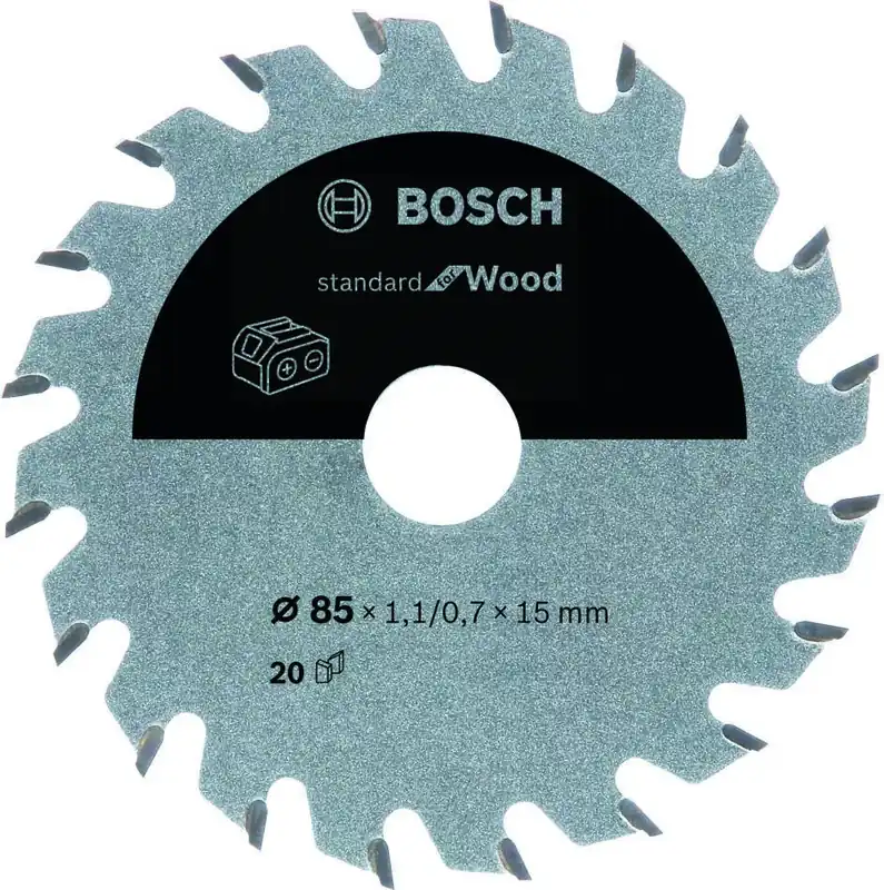 Bosch Bleu Accessoires 2608837666 Lame ST Bois 85x15x1.1/0.7x20T ACCU