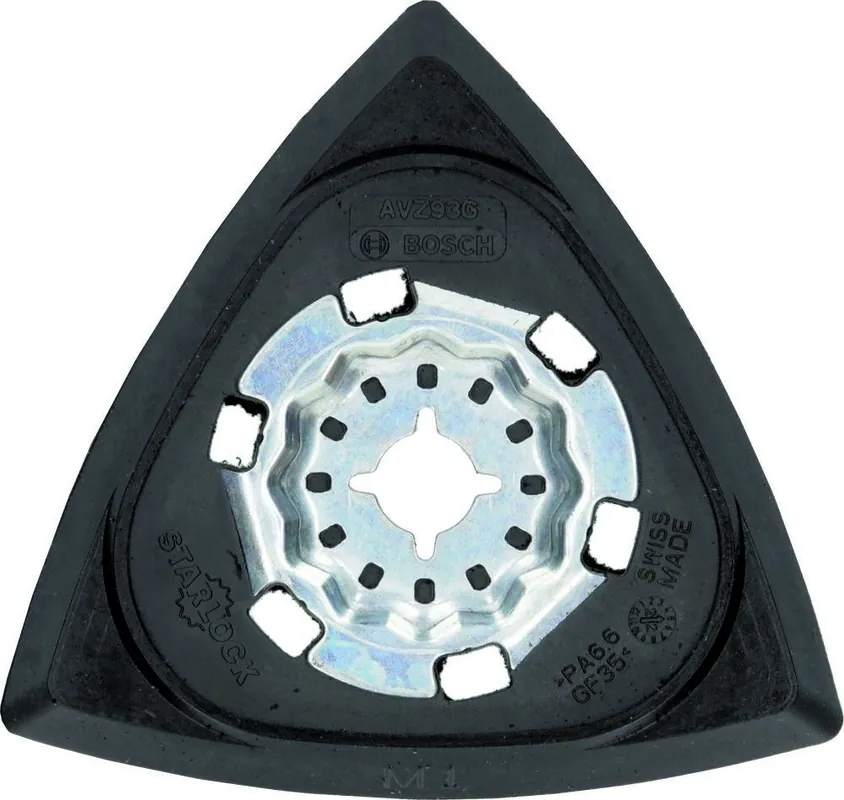 Bosch Bleu Accessoires 2609256956 Starlock tampon à poncer delta 93x93mm
