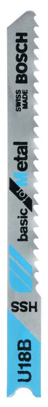 Bosch Bleu Accessoires 2609256766 Lame de scie sauteuse HSS,U18 B,52MM,2