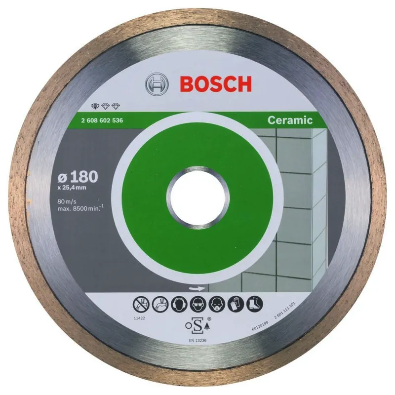 Bosch Bleu Accessoires 2608602536 Disque STD Céramique 180x25.4