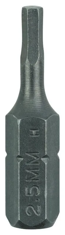 Bosch Bleu Accessoires 2609255948 Embout HEX H2.5 longueur 25mm 1/4" hex 2pcs
