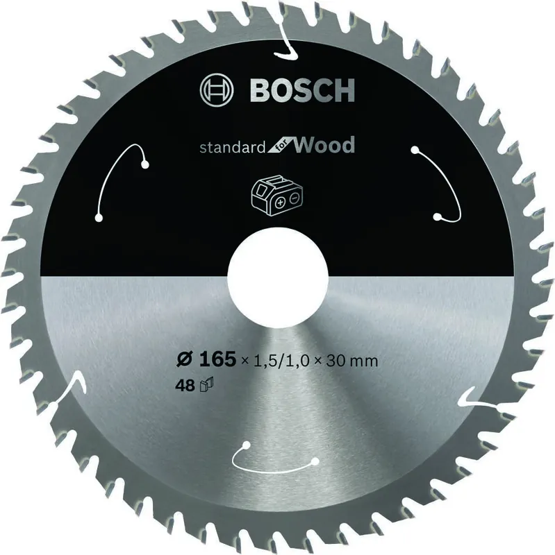 Bosch Bleu Accessoires 2608837689 ST Lame de bois 165x30x1.5/1.0x48T ACCU