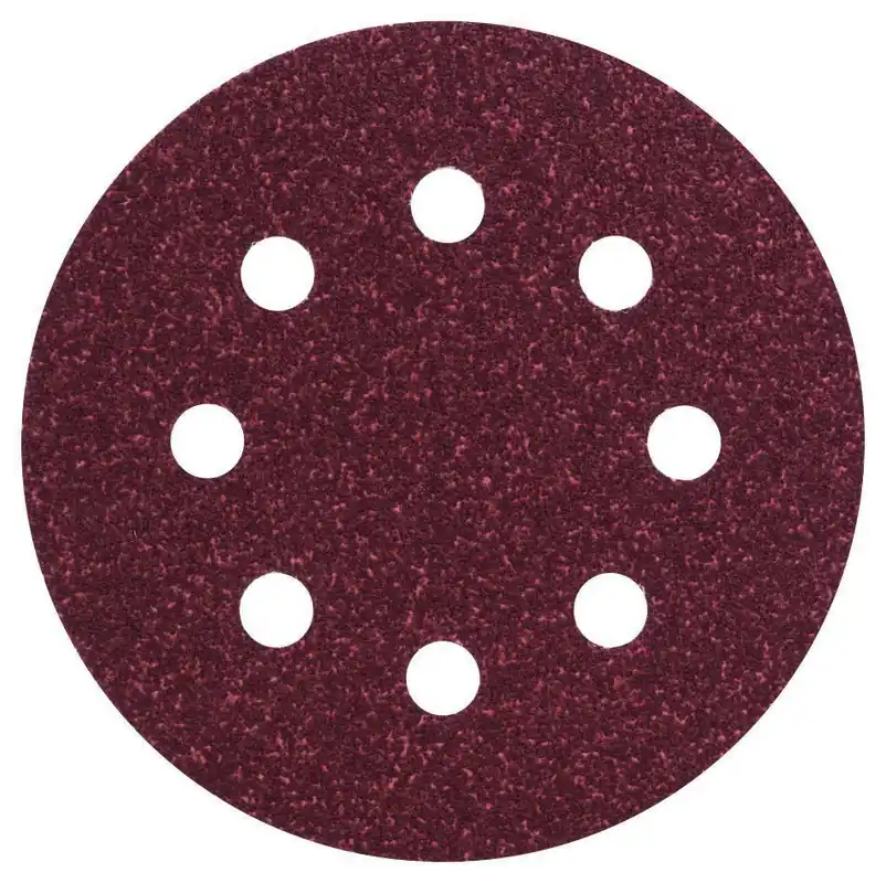 Bosch Bleu Accessoires 2609256A17 Feuille abrasive Ø115MM,G80,WP,8 TROUS,VELC/5
