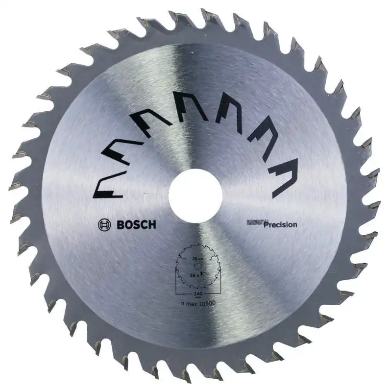 Bosch Bleu Accessoires 2609256850 Lame de scie circulaire PRECISION 140X2X20/127,T36