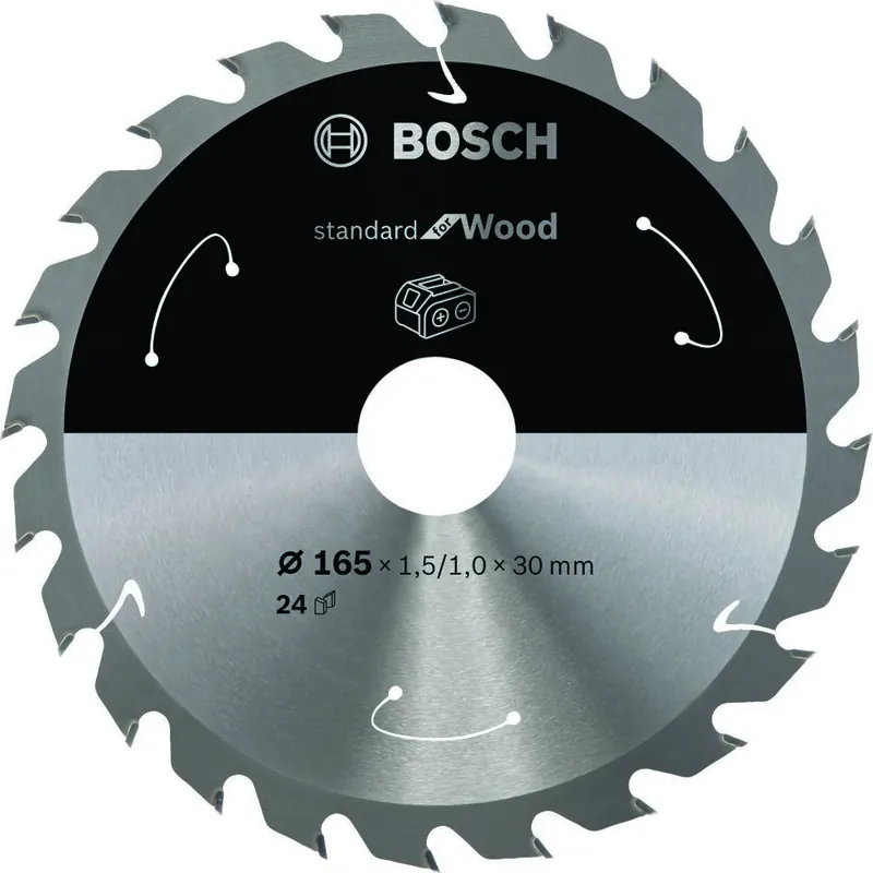 Bosch Bleu Accessoires 2608837688 ST Lame de bois 165x30x1.5/1.0x24T ACCU