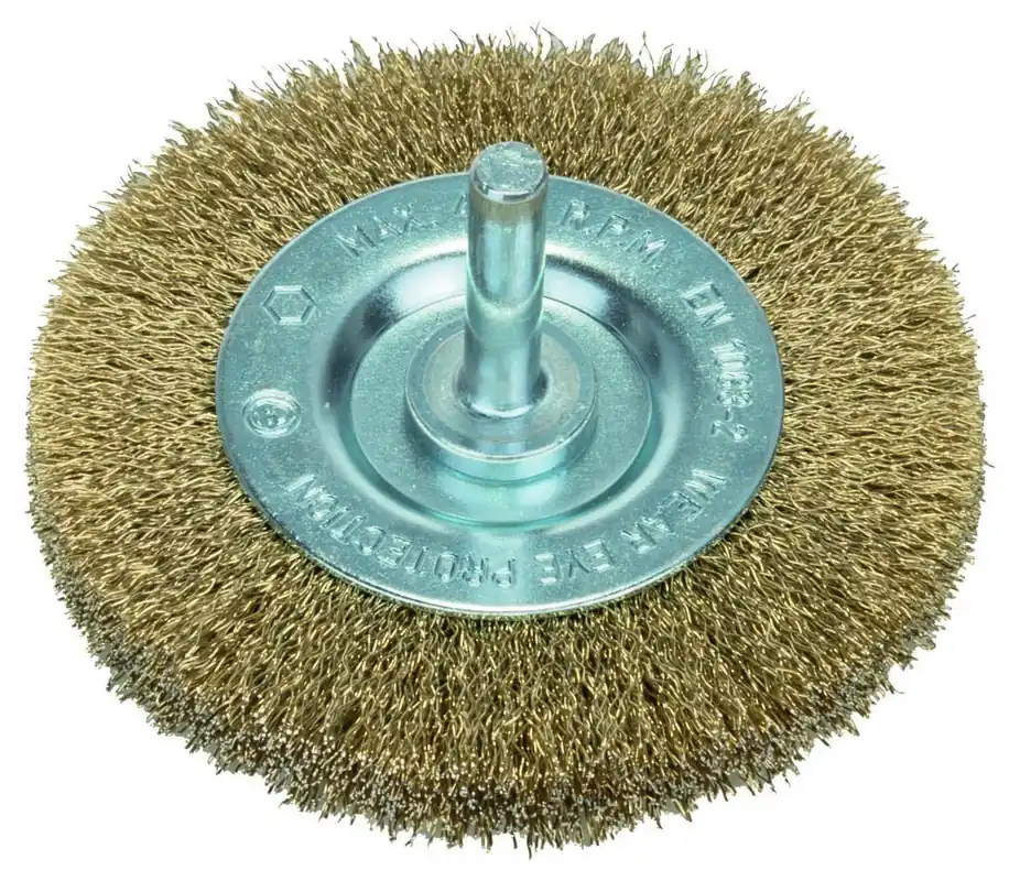Bosch Bleu Accessoires 2609256529 Brosse plate en acier fil ondulé ø 75mm 6mm