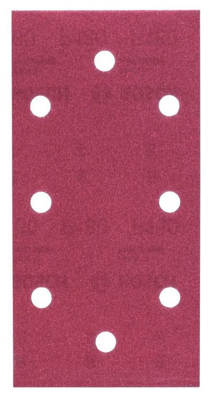 Bosch Bleu Accessoires 2609256A91 Feuille abrasive 93X185,G180,RW,8HOLES,VELC/10