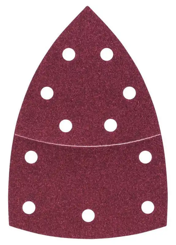 Bosch Bleu Accessoires 2609256A64 Feuille abrasive,G120,WP,11 TROUS,VELC/10