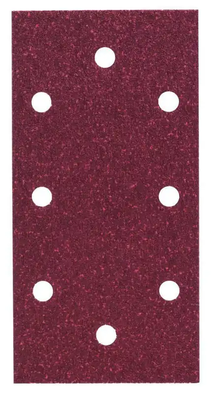 Bosch Bleu Accessoires 2609256A88 Feuille abrasive 93X185MM,G60,RW,8 TROUS,VELC/10