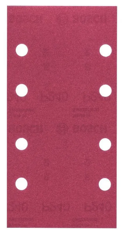 Bosch Bleu Accessoires 2609256A85 Feuille abrasive 93X185,G240,WP,8HOLES,VELC/10