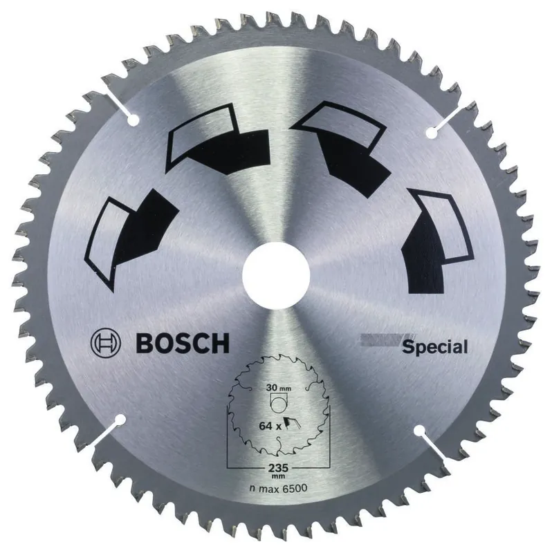Bosch Bleu Accessoires 2609256895 Lame de scie circulaire SPECIAL 235X2X30/T64