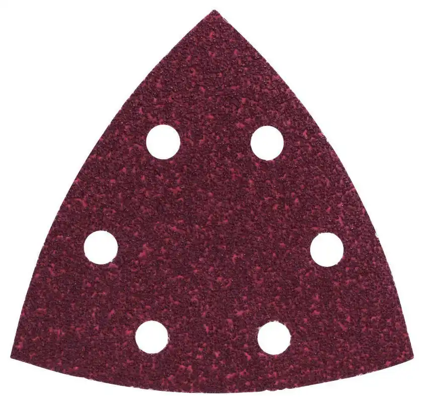 Bosch Bleu Accessoires 2609256A49 Feuille abrasive 93MM,G60,WP,6 TROUS,VELC/5