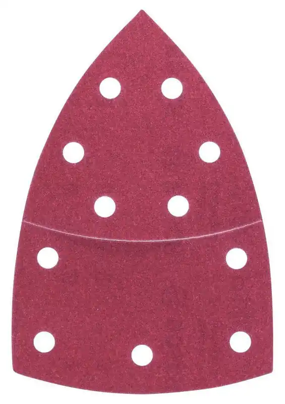 Bosch Bleu Accessoires 2609256A65 Feuille abrasive,G180,WP,11 TROUS,VELC/10