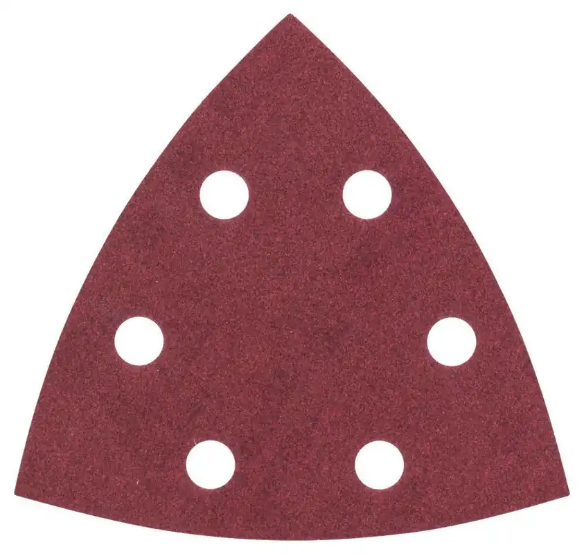 Bosch Vert Accessoires 2607017110 Jeu de feuilles abrasives delta 93x93mm K240 perforées 25 pièces