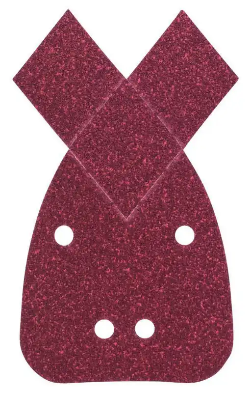 Bosch Vert Accessoires 2607017113 Jeu de feuilles abrasives pour ponceuses multiples, grain 80, 120, 180 25 pièces