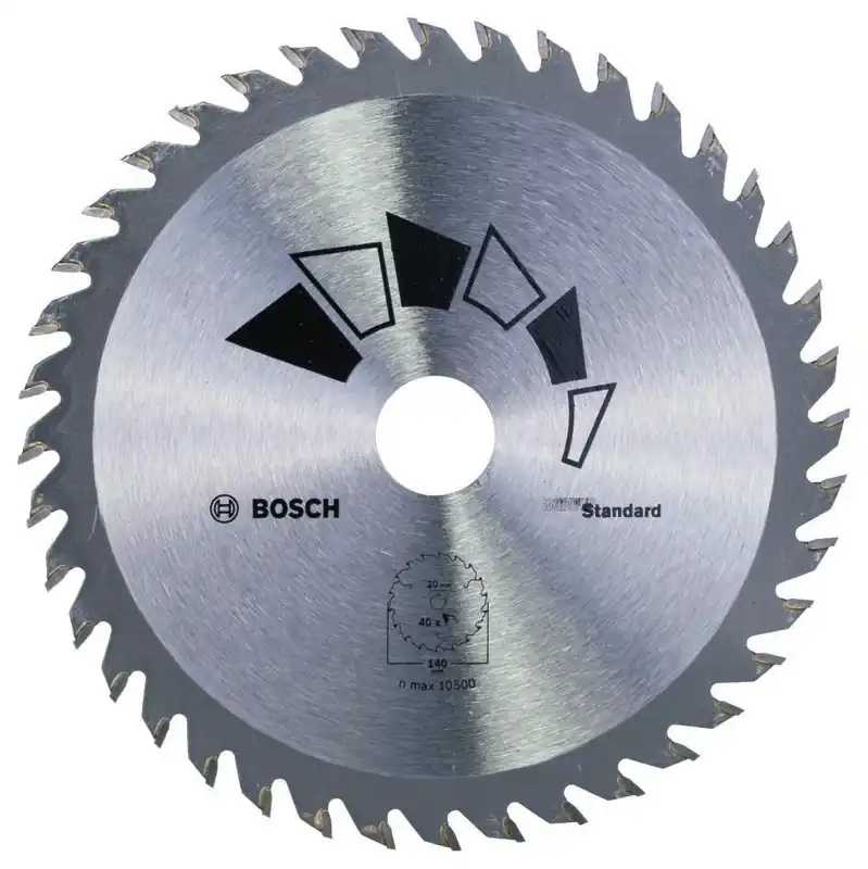 Bosch Bleu Accessoires 2609256805 Lame de scie circulaire BASIC 140X22X20/127,T40