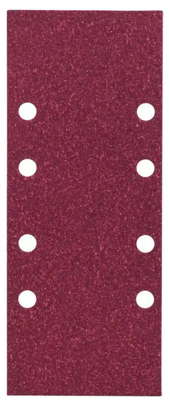 Bosch Bleu Accessoires 2609256A96 Feuille abrasive 93X230MM,G80,RW,8 TROUS,SPAN/10