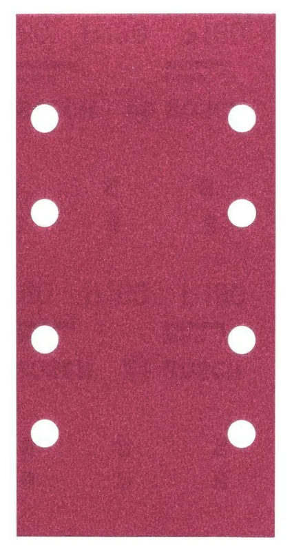 Bosch Bleu Accessoires 2609256A84 Feuille abrasive 93X185,G180,WP,8HOLES,VELC/10