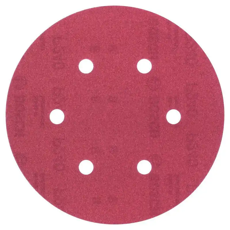 Bosch Bleu Accessoires 2609256A34 Feuille abrasive Ø150MM,G240,WP,6 TROUS,VELC/5
