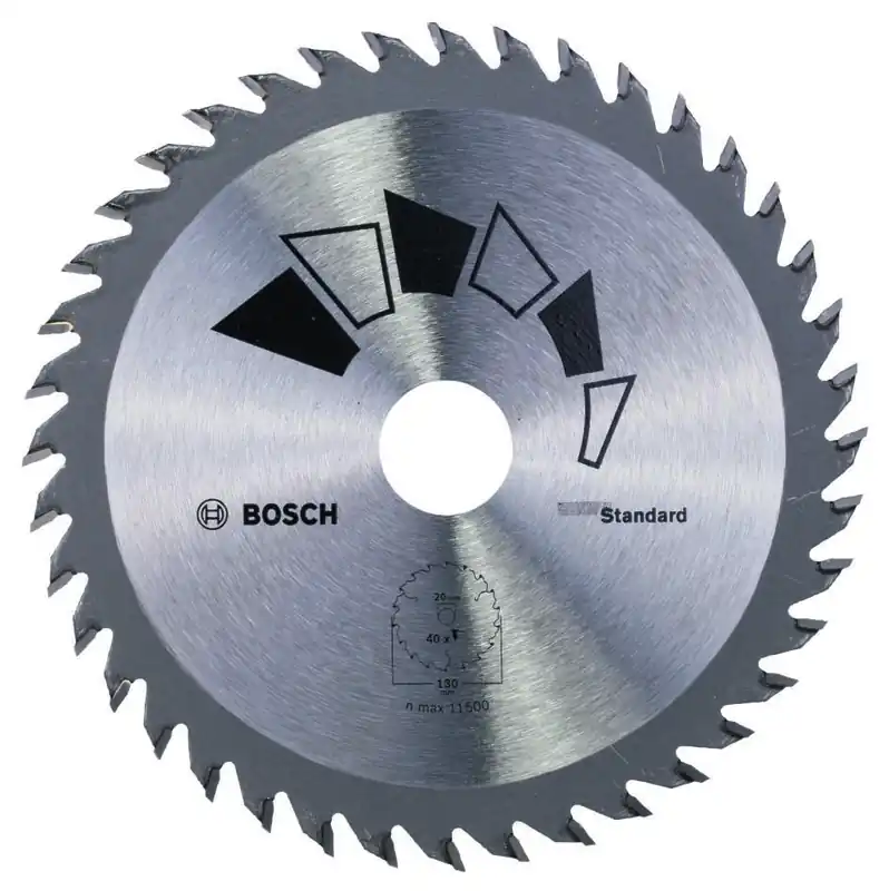 Bosch Bleu Accessoires 2609256803 Lame de scie circulaire BASIC 130X22X20/16,T40