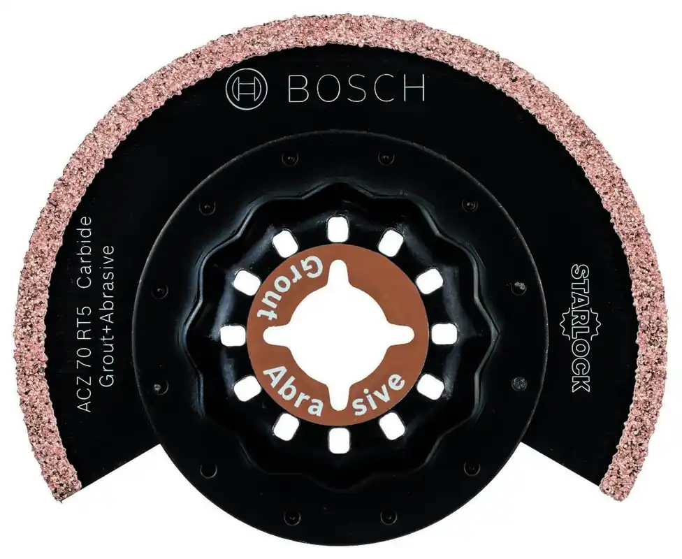 Bosch Bleu Accessoires 2609256975 Starlock Carbide-RIFF Lame de scie à segment coupe étroite ø 70mm