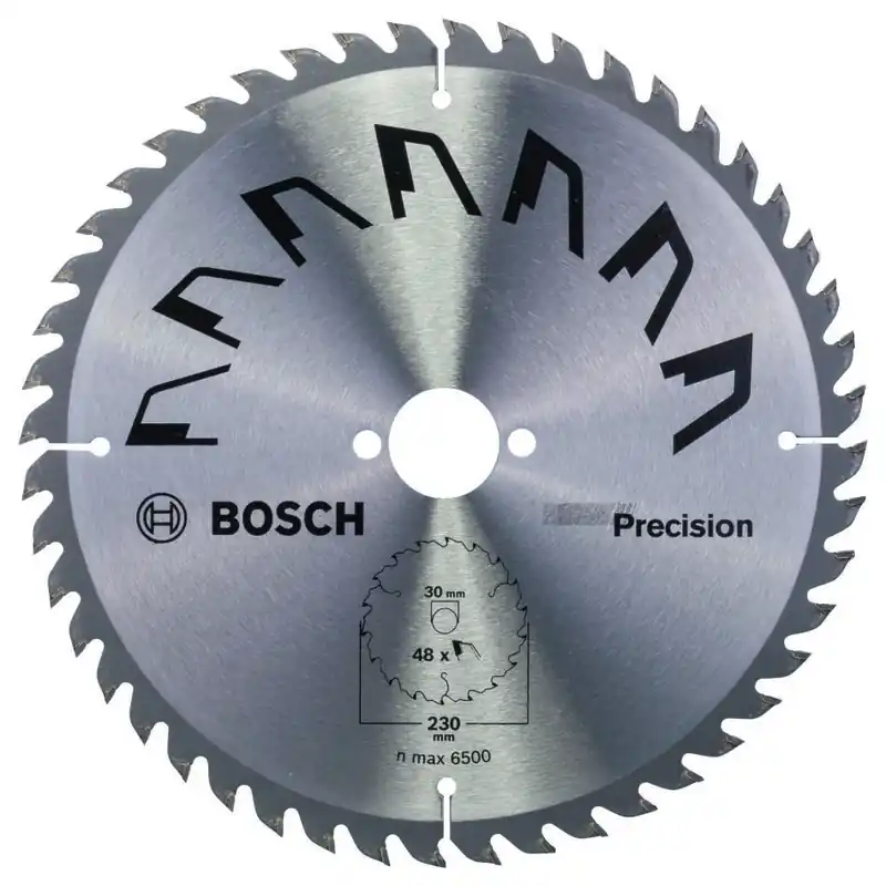 Bosch Bleu Accessoires 2609256875 Lame de scie circulaire PRECISION 230X2X30/-,T48