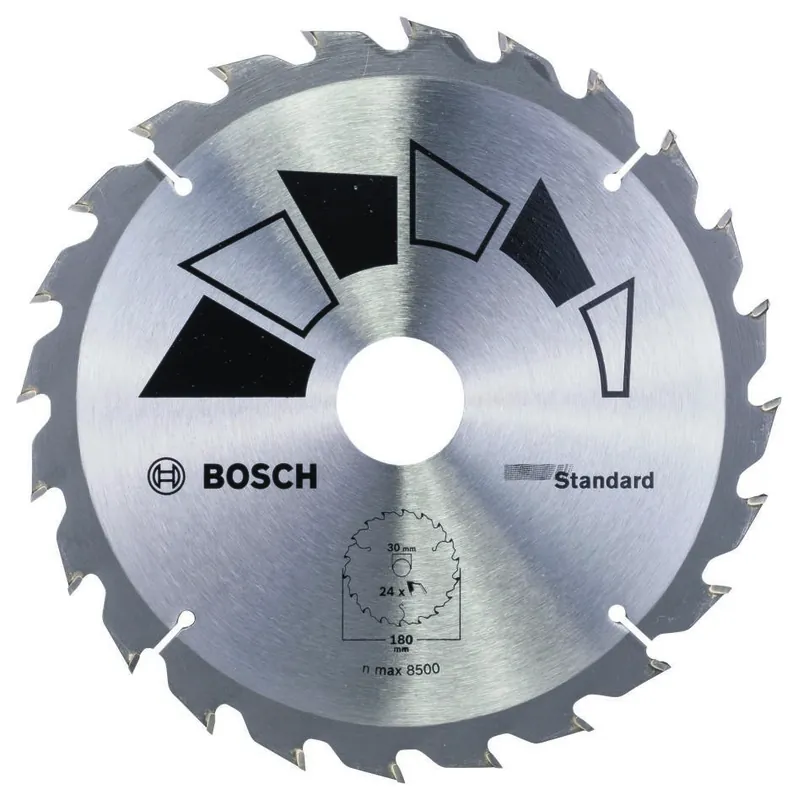 Bosch Bleu Accessoires 2609256814 Lame de scie circulaire BASIC 180X22X30/20,T24