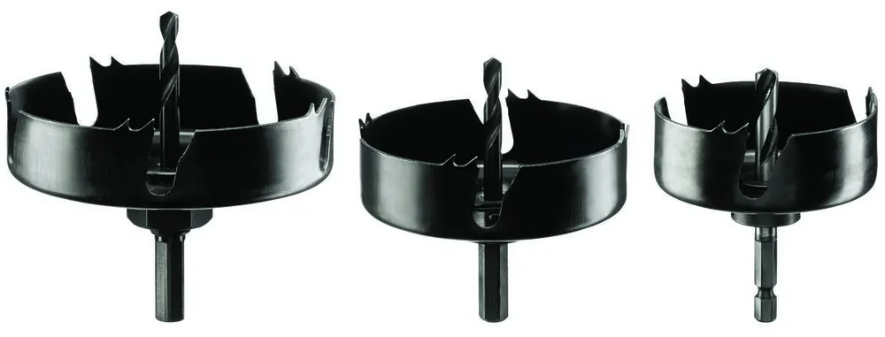 Bosch Bleu Accessoires 2609256D14 Jeu de scies cloches 3lg carbone ¼ HEX Ø68/86/100